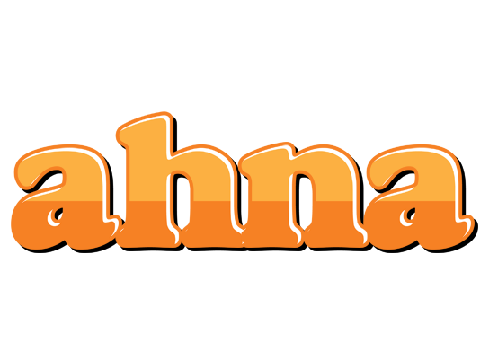 Ahna orange logo