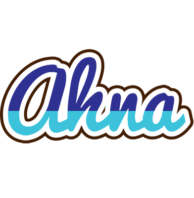 Ahna raining logo