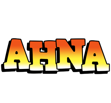 Ahna sunset logo