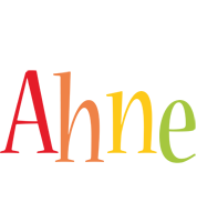 Ahne birthday logo