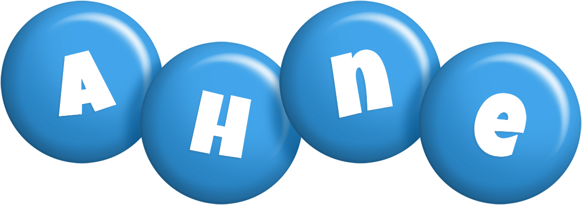 Ahne candy-blue logo