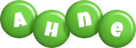 Ahne candy-green logo