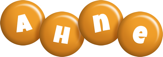 Ahne candy-orange logo