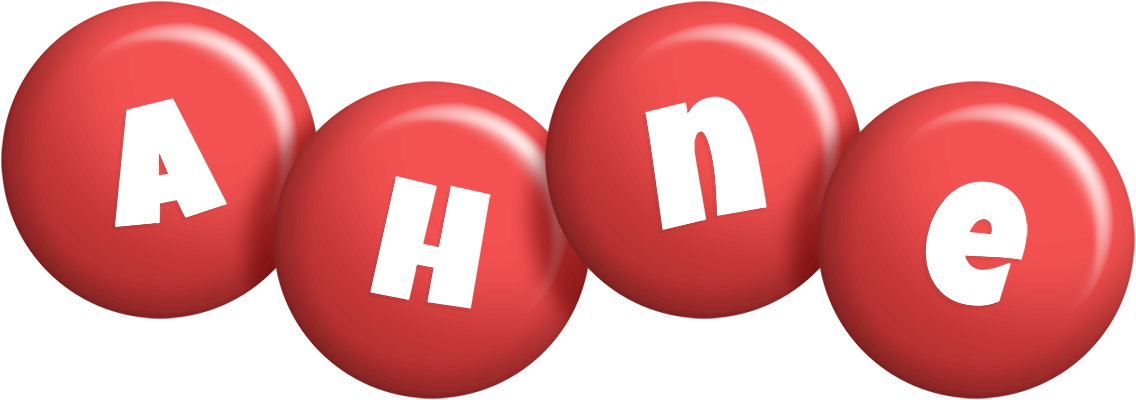 Ahne candy-red logo