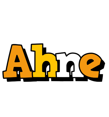 Ahne cartoon logo