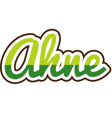 Ahne golfing logo