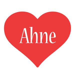 Ahne love logo