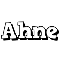 Ahne snowing logo