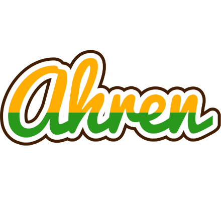 Ahren banana logo