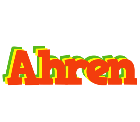 Ahren bbq logo