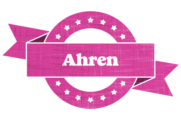 Ahren beauty logo