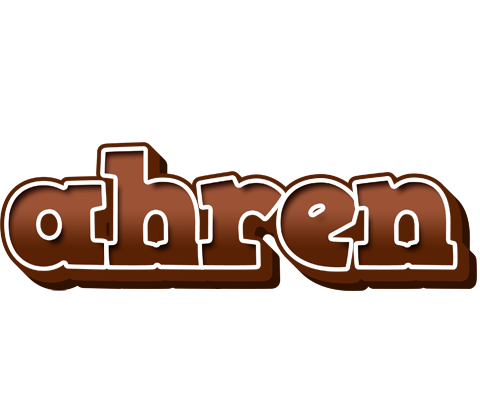 Ahren brownie logo