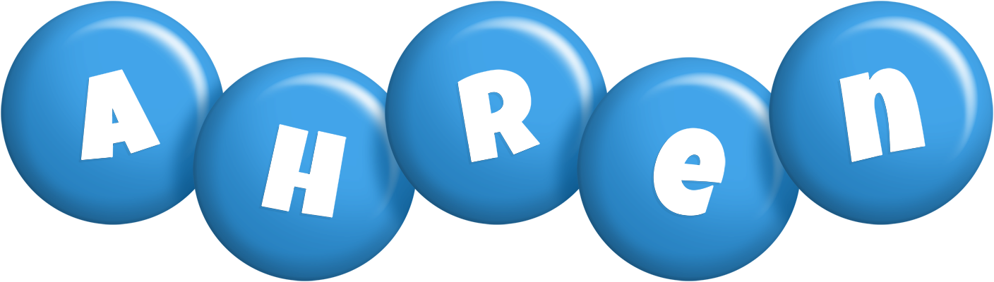 Ahren candy-blue logo