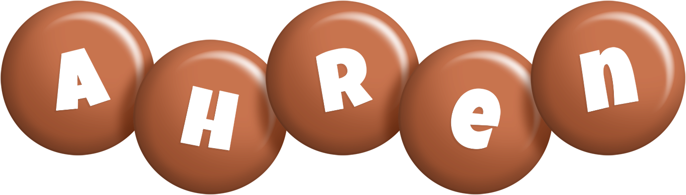 Ahren candy-brown logo
