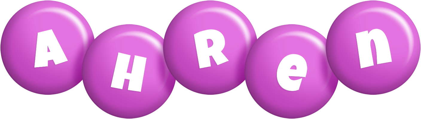 Ahren candy-purple logo