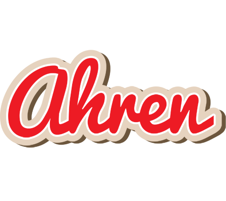 Ahren chocolate logo