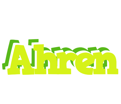 Ahren citrus logo