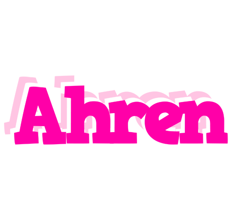 Ahren dancing logo