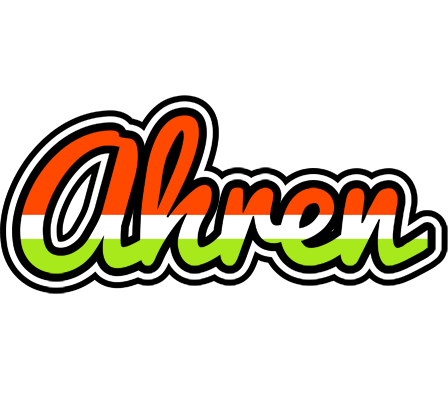 Ahren exotic logo