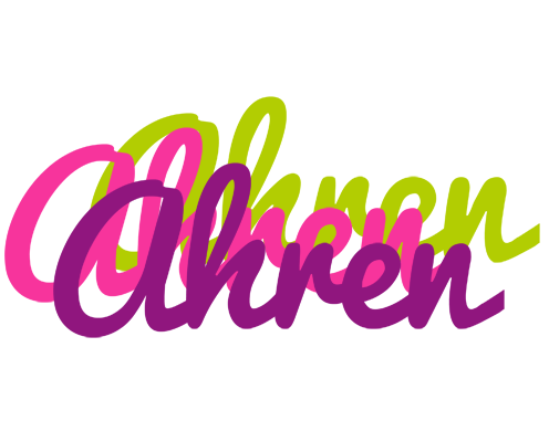 Ahren flowers logo