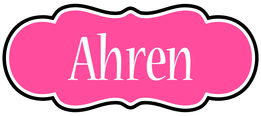 Ahren invitation logo