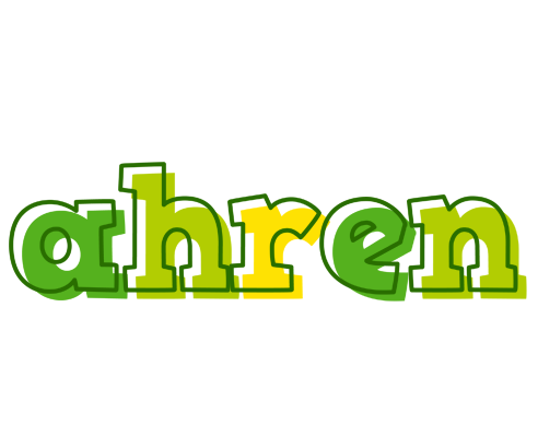Ahren juice logo