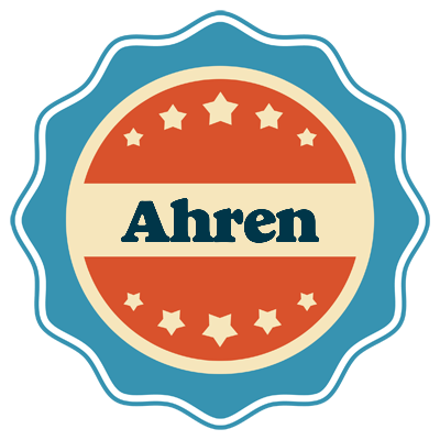 Ahren labels logo
