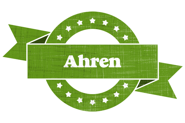 Ahren natural logo