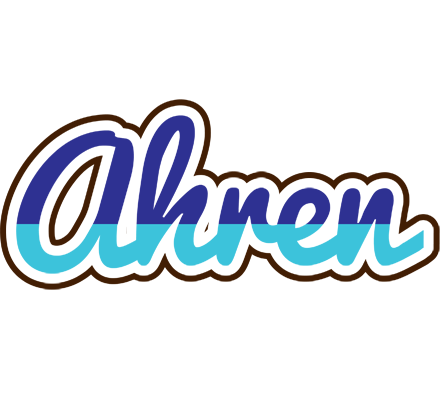 Ahren raining logo