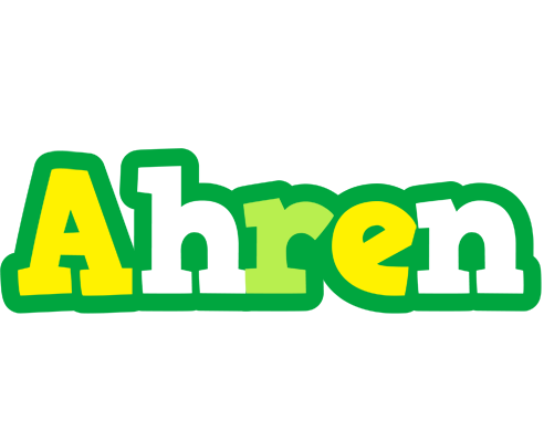 Ahren soccer logo