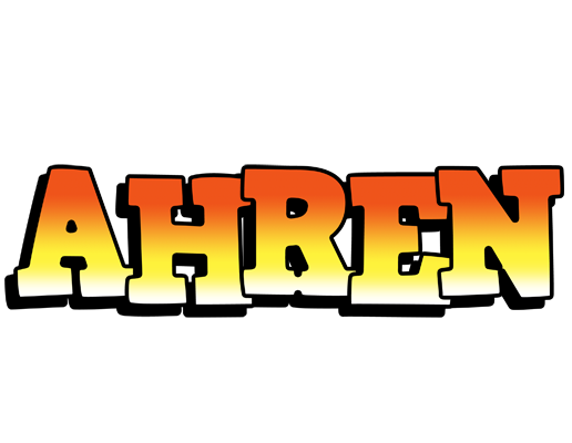 Ahren sunset logo