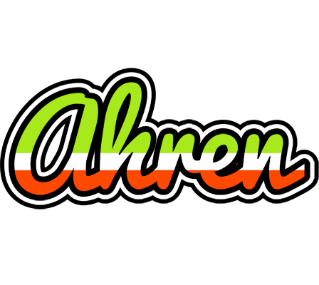 Ahren superfun logo