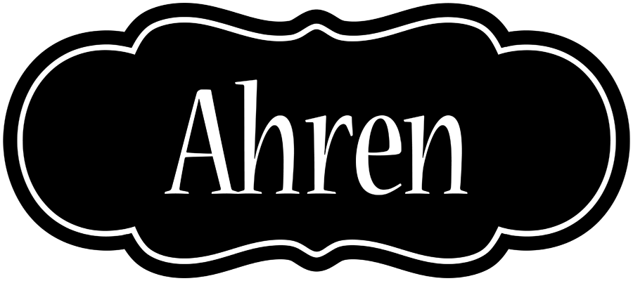 Ahren welcome logo