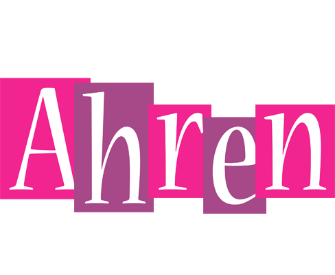 Ahren whine logo