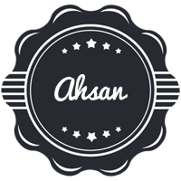 Ahsan badge logo