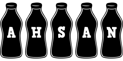 Ahsan bottle logo