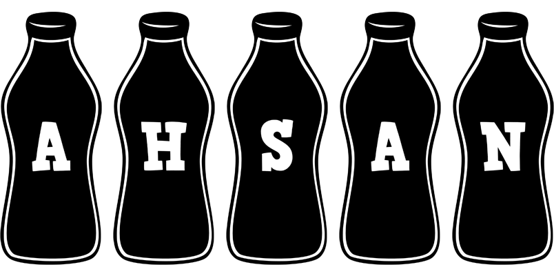 Ahsan bottle logo