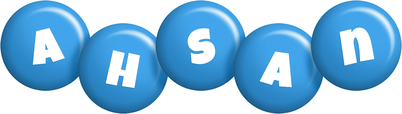 Ahsan candy-blue logo