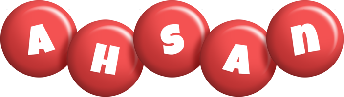 Ahsan candy-red logo