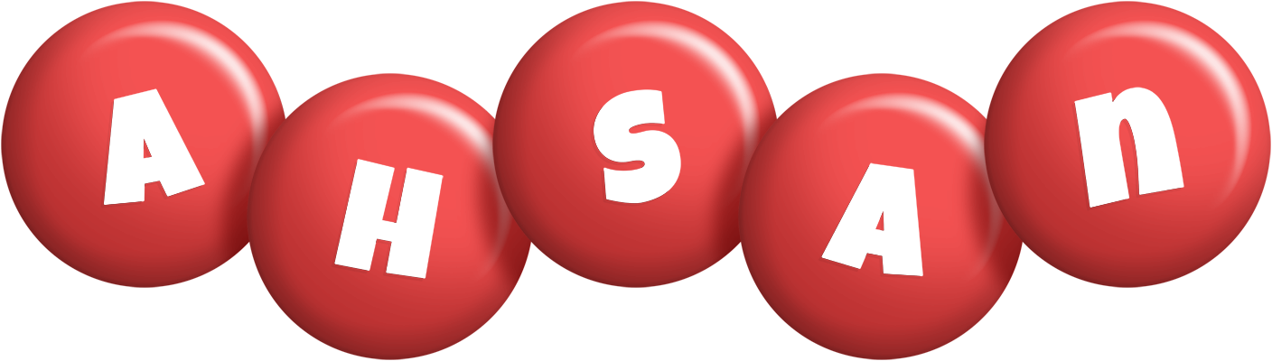Ahsan candy-red logo