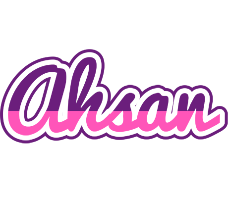 Ahsan cheerful logo