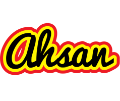 Ahsan flaming logo