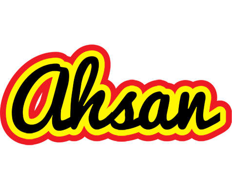 Ahsan flaming logo