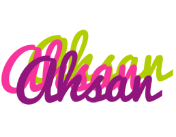 Ahsan flowers logo