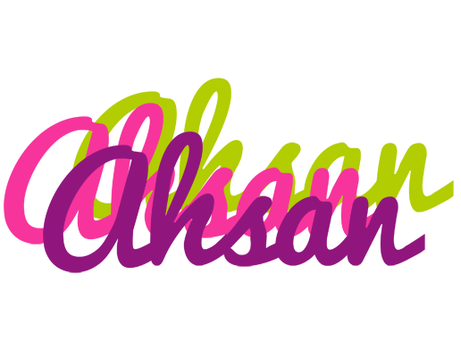 Ahsan flowers logo