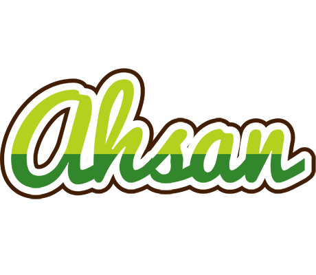 Ahsan golfing logo