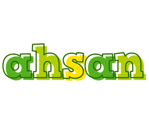 Ahsan juice logo