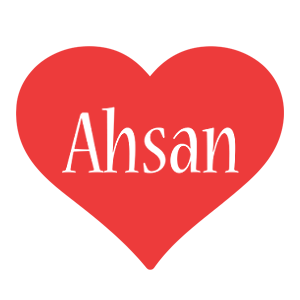 Ahsan love logo