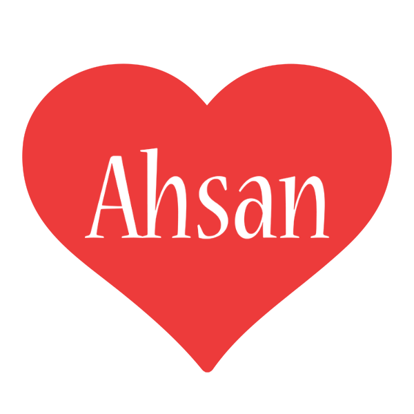 Ahsan love logo