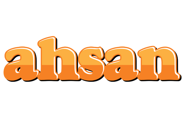 Ahsan orange logo